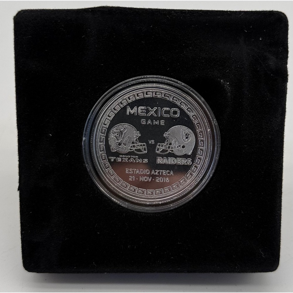 NFL 2016 Mexico Game Coin Houston Texans vs Oakland Raiders Estadio Azteca